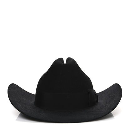 Gucci Felt Dallas Wide Brim Hat S Black 6 of 8