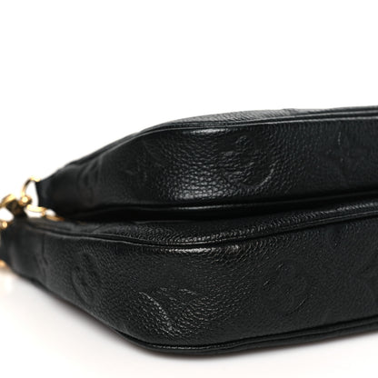 Louis Vuitton Empreinte Monogram Giant Multi Pochette Accessories Black 9 of 10