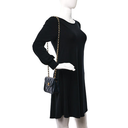 Chanel Lambskin Quilted Flap Bag Black 2 of 9