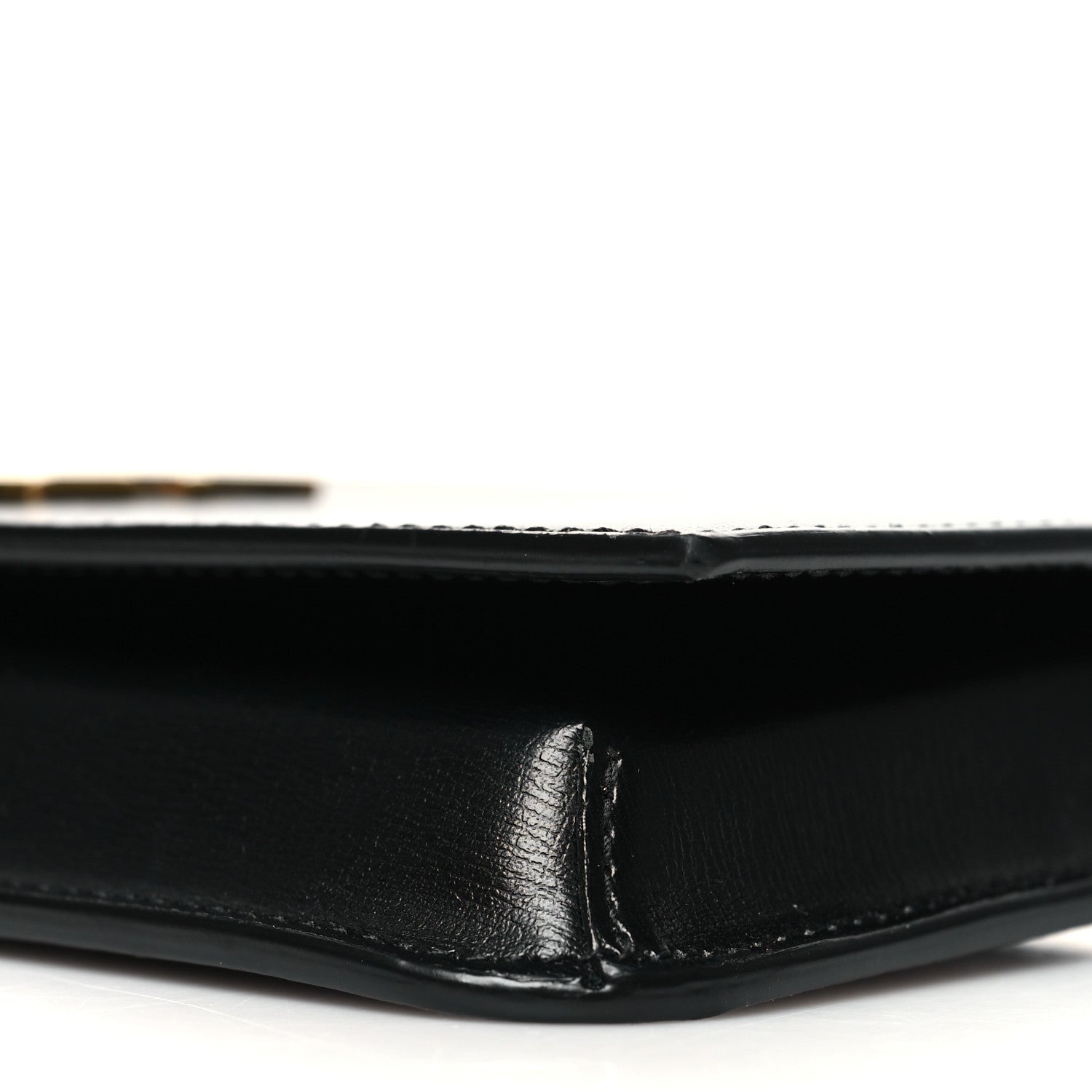 Saint Laurent Smooth Calfskin Monogram Phone Holder Crossbody Black 9 of 9