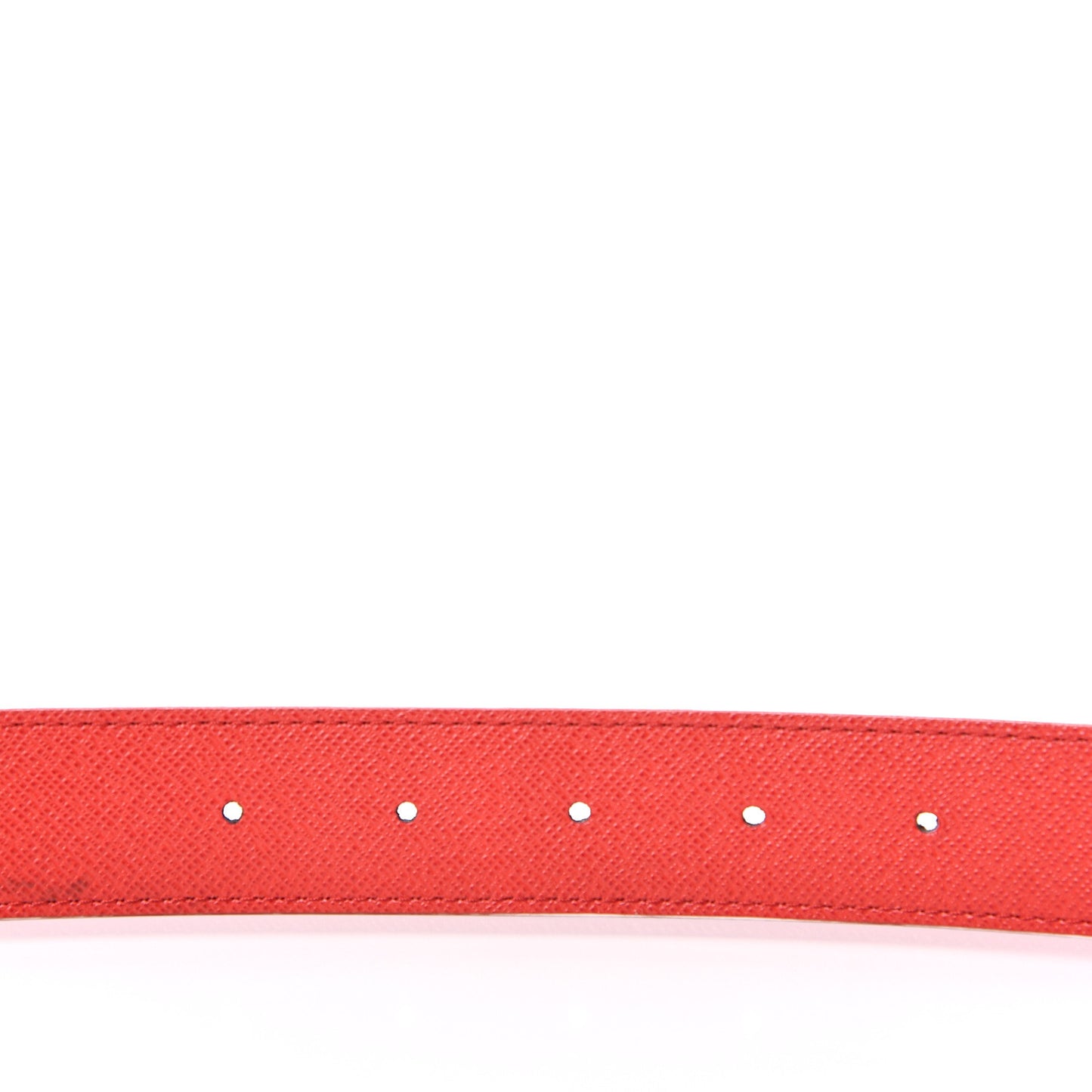 Monogram 30mm LV Initiales Reversible Belt 85 34 Coquelicot