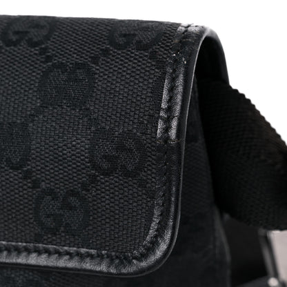 Gucci GG Monogram Web Flight Belt Bag Black 16 of 21