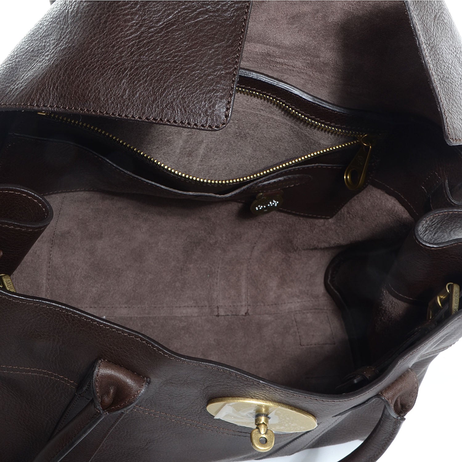 Mulberry Natural Leather Bayswater Chocolate 6 of 11