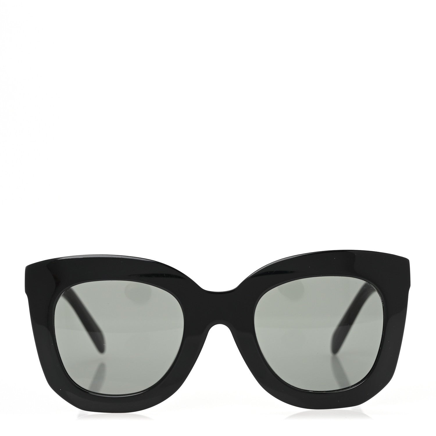 Celine Oversized Round Sunglasses CL4005FN Black 2 of 7