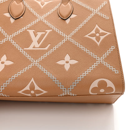 Louis Vuitton Empreinte Monogram Giant Broderies Onthego MM Arizona 11 of 11