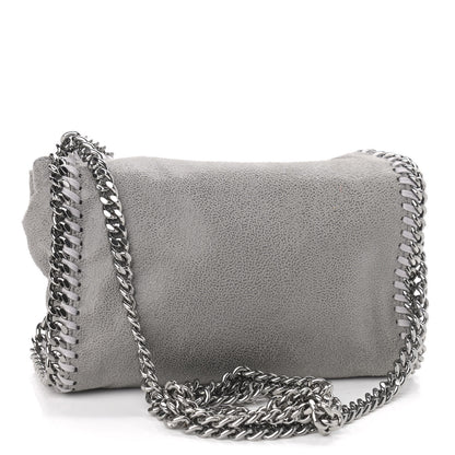 Stella McCartney Shaggy Deer Falabella Fold Over Tote Grey 3 of 9