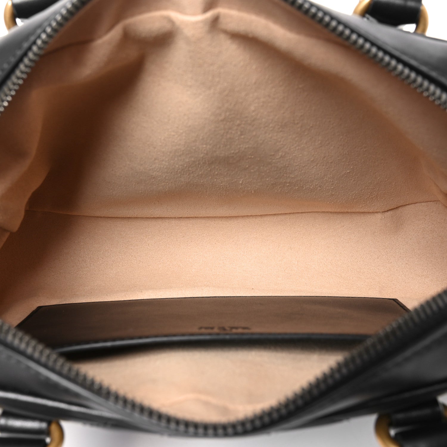 Gucci Calfskin Matelasse Small GG Marmont East West Shoulder Bag Black 5 of 10