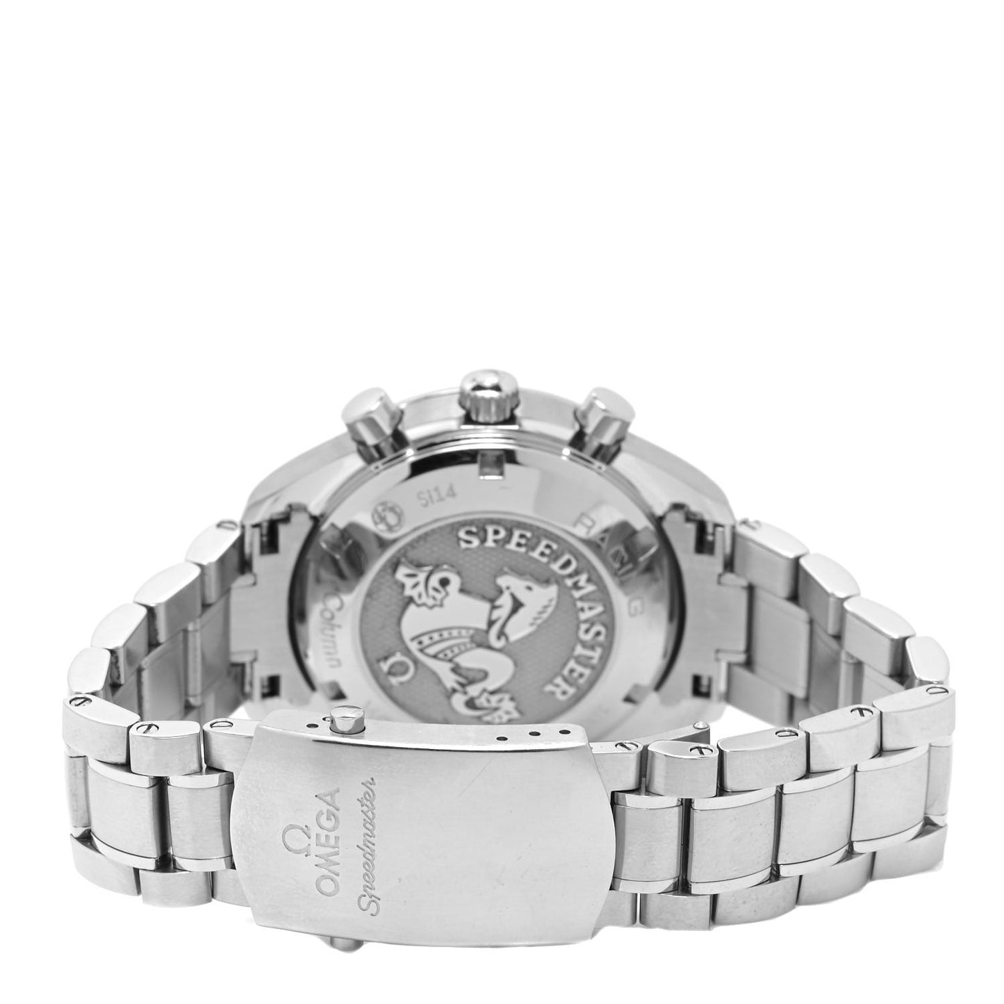 Stainless Steel 40mm Speedmaster Racing Co-Axial Chronograph Automatic Watch Black 326.30.40.50.01.001
