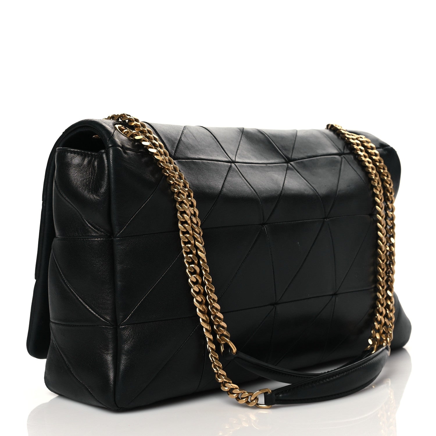 Saint Laurent Lambskin Patchwork Monogram Large Jamie Black 3 of 10