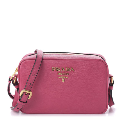Prada Vitello Phenix Camera Bag Peonia 1 of 9