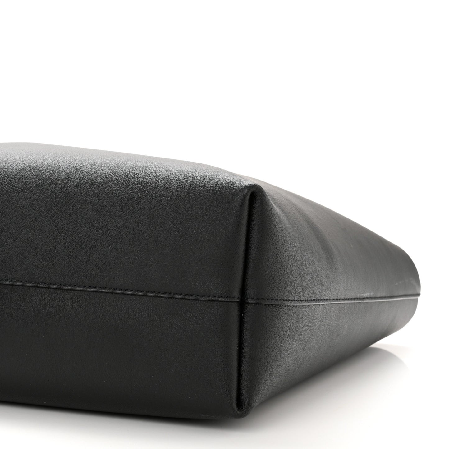 Calfskin Large Shopping Tote Black