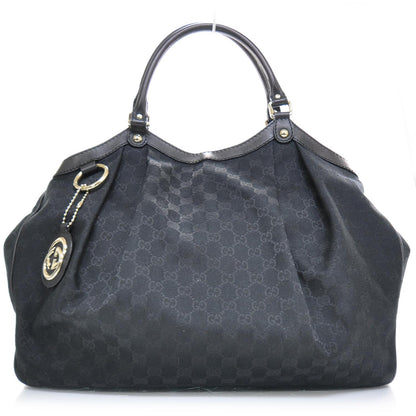Gucci Monogram Large Sukey Tote Black 1 of 9
