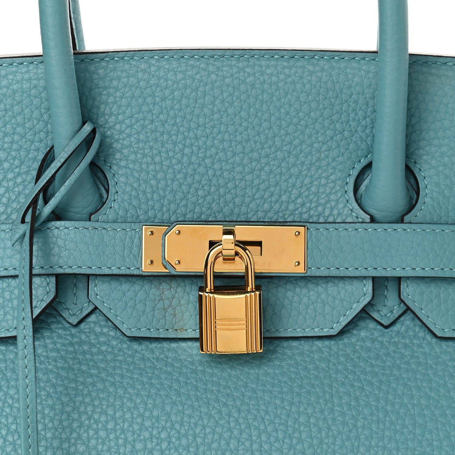 Hermes Taurillon Clemence Birkin 35 Bleu Saint Cyr 7 of 12