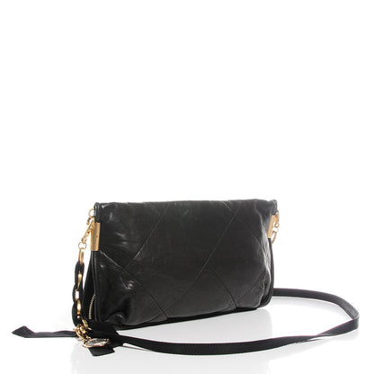 Lanvin Lambskin Quilted Amalia Shoulder Bag Black 3 of 8