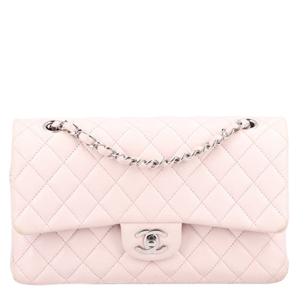 Chanel Lambskin Quilted Medium Double Flap Light Pink 1 of 11