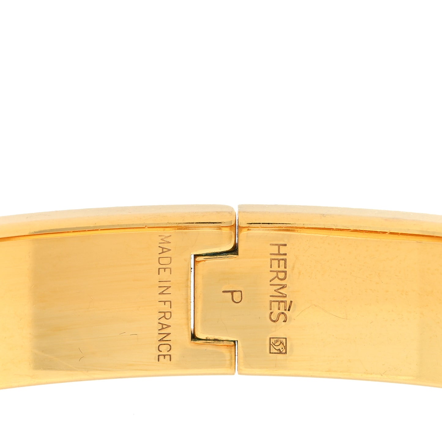 Narrow Enamel Clic Clac H Bracelet GM Bleu Electrique