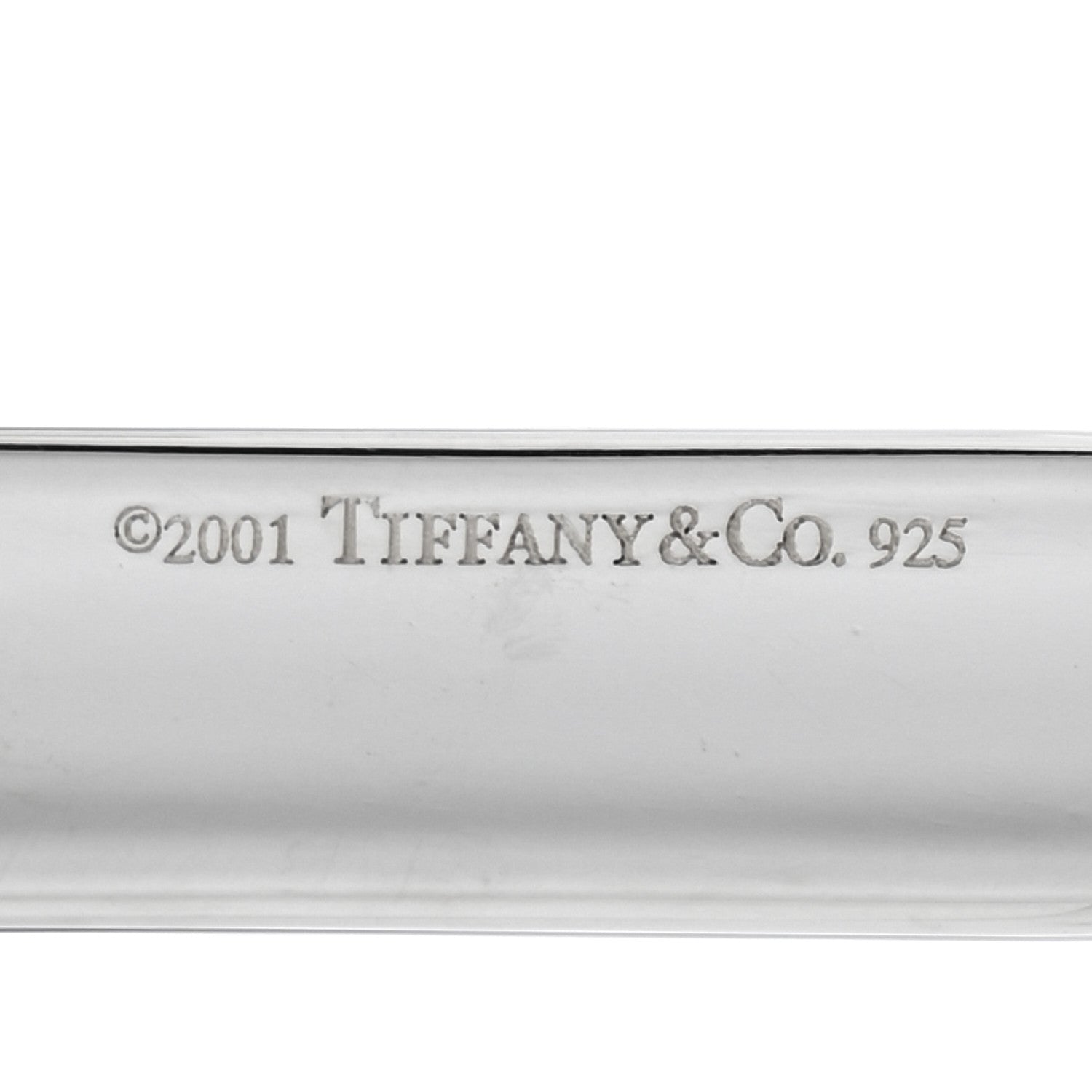 Tiffany Sterling Silver 1837 Bar Pendant 2 of 3