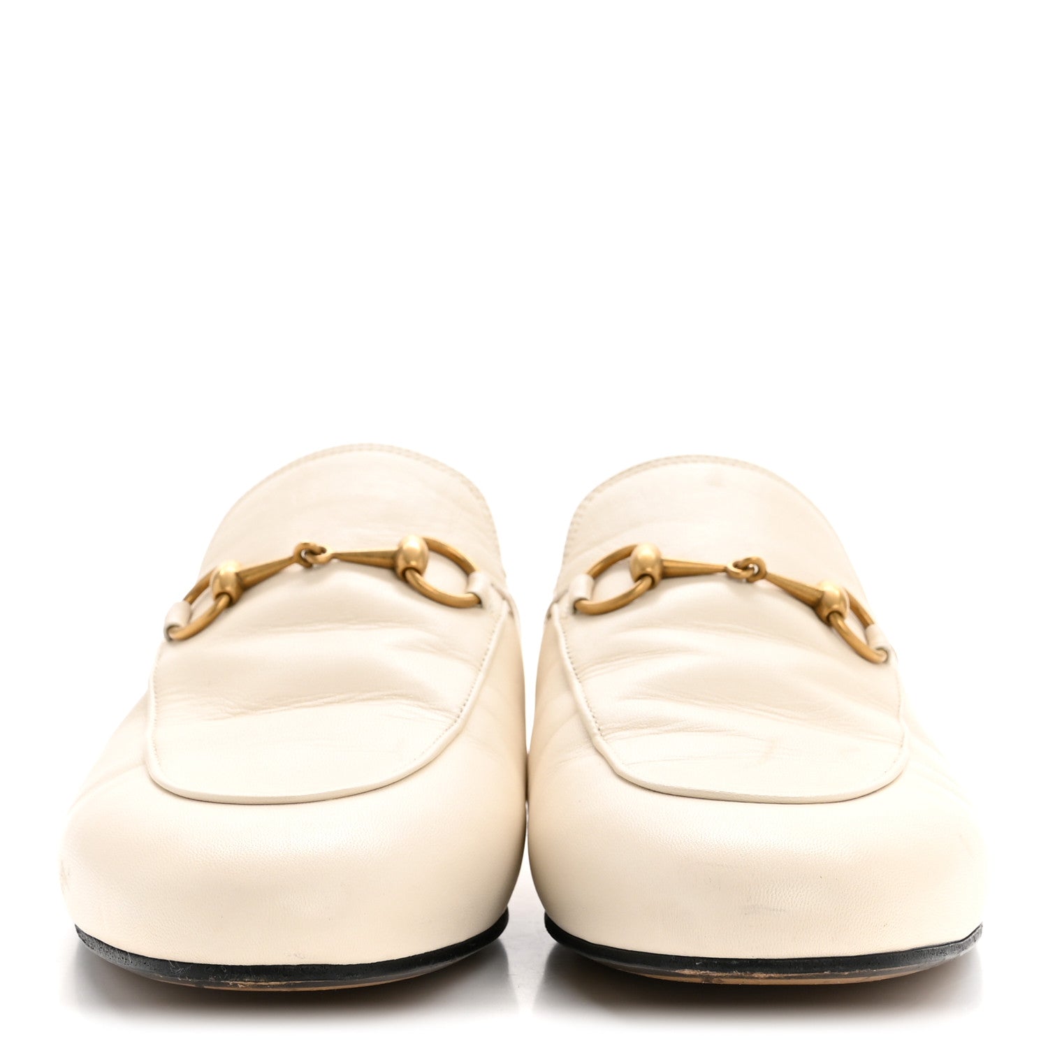 Gucci Malaga Kid Womens Princetown Slippers 38 Mystic White 3 of 10