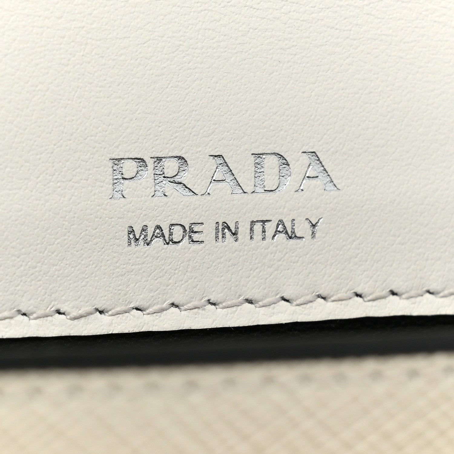 Prada Saffiano City Calfskin Mini Envelope Bag White 9 of 10