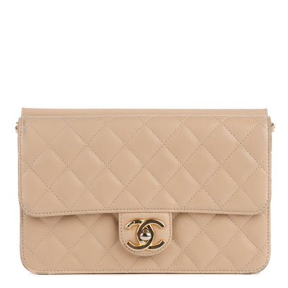 Chanel Lambskin Quilted Medium Crossing Times Flap 1 of 8
