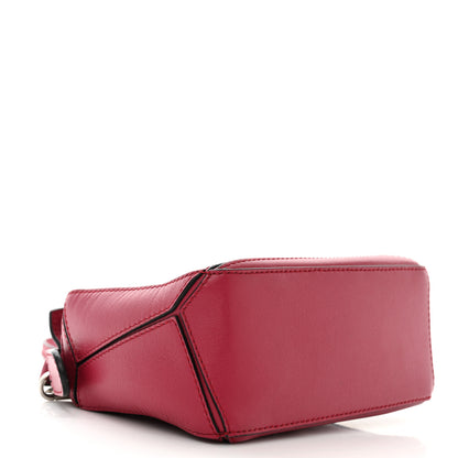 Loewe Calfskin Mini Puzzle Bag Raspberry 4 of 11
