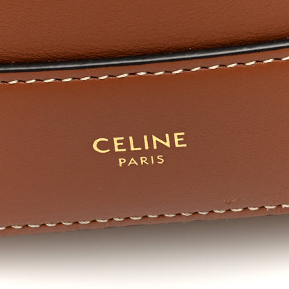 Celine Smooth Calfskin Small Cuir Triomphe Bucket Bag Tan 6 of 9