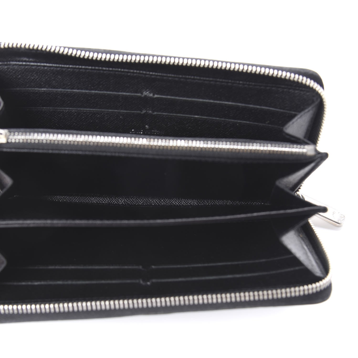 Louis Vuitton Epi Zippy Wallet Black 4 of 5