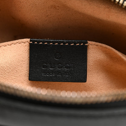 Gucci Calfskin Matelasse GG Marmont Belt Bag 85 34 Black 7 of 20