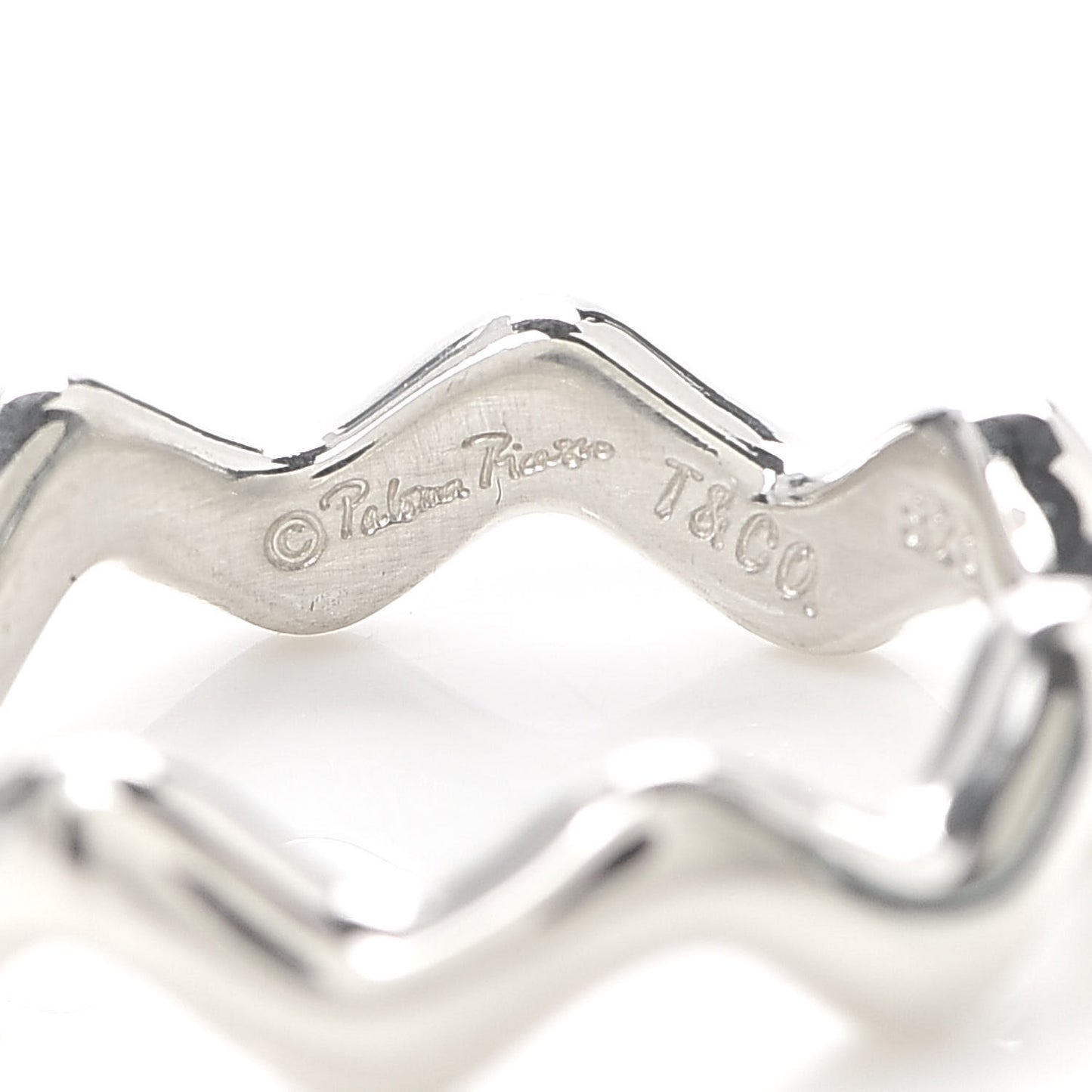 Sterling Silver Paloma Picasso Zig Zag Ring 53 6.5