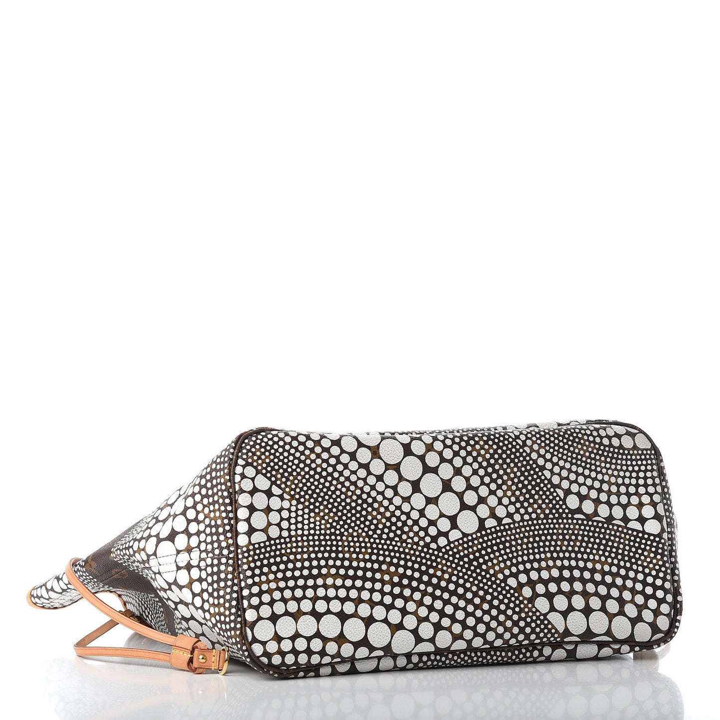 Monogram Kusama Waves Neverfull MM White