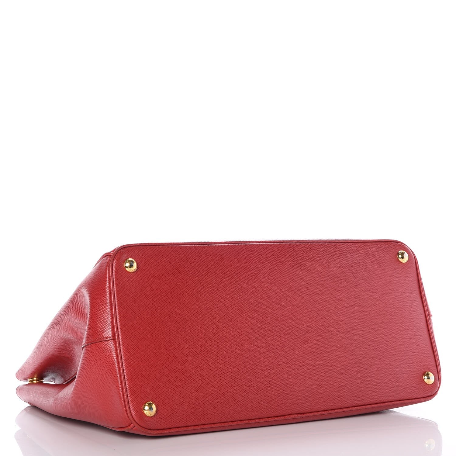 Prada Saffiano Lux Large Tote Rosso 4 of 13