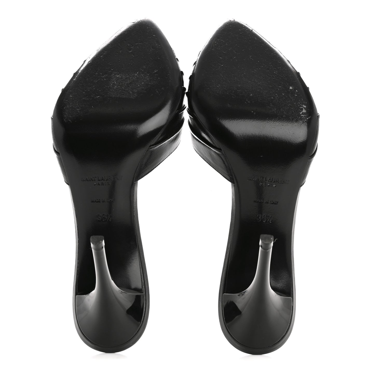 Nappa Sugar Babylone 90 Mules 36.5 Black
