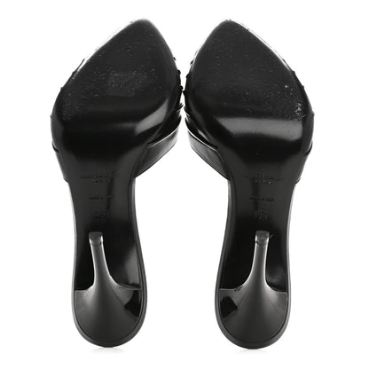 Saint Laurent Nappa Sugar Babylone 90 Mules 36.5 Black 6 of 11