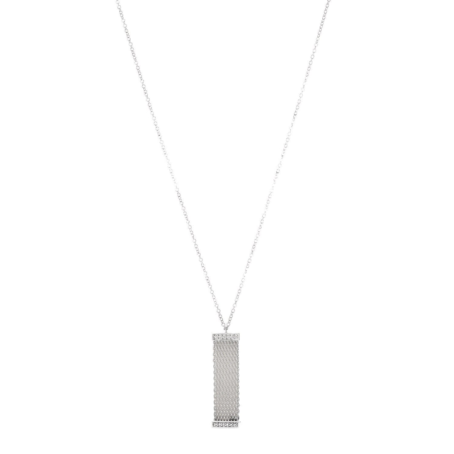 Sterling Silver Diamond Somerset Pendant Necklace