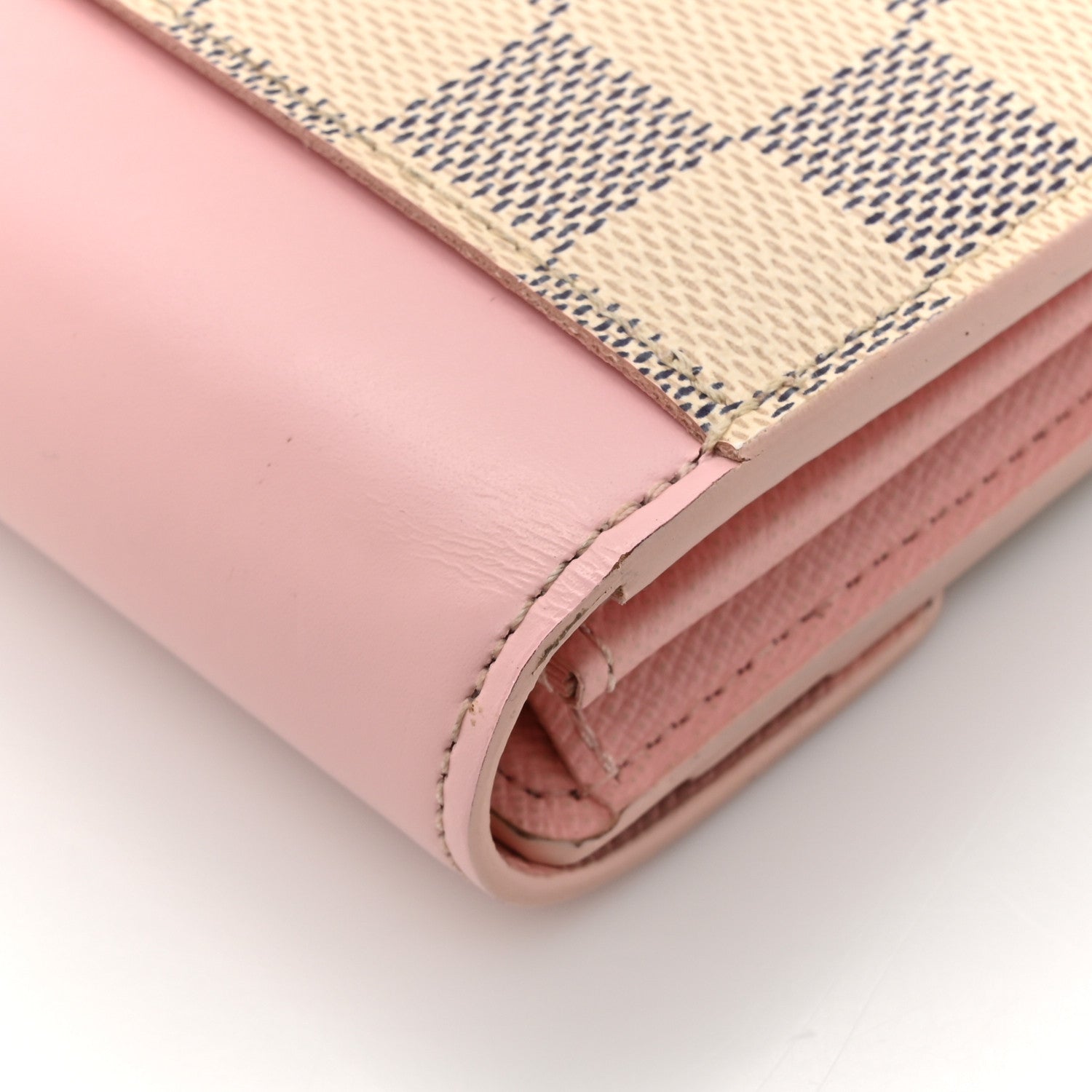Louis Vuitton Damier Azur Sarah Wallet NM  Rose Ballerine 15 of 17