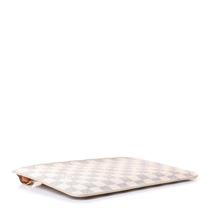 Louis Vuitton Damier Azur Neverfull MM GM Pochette Rose Ballerine 3 of 4