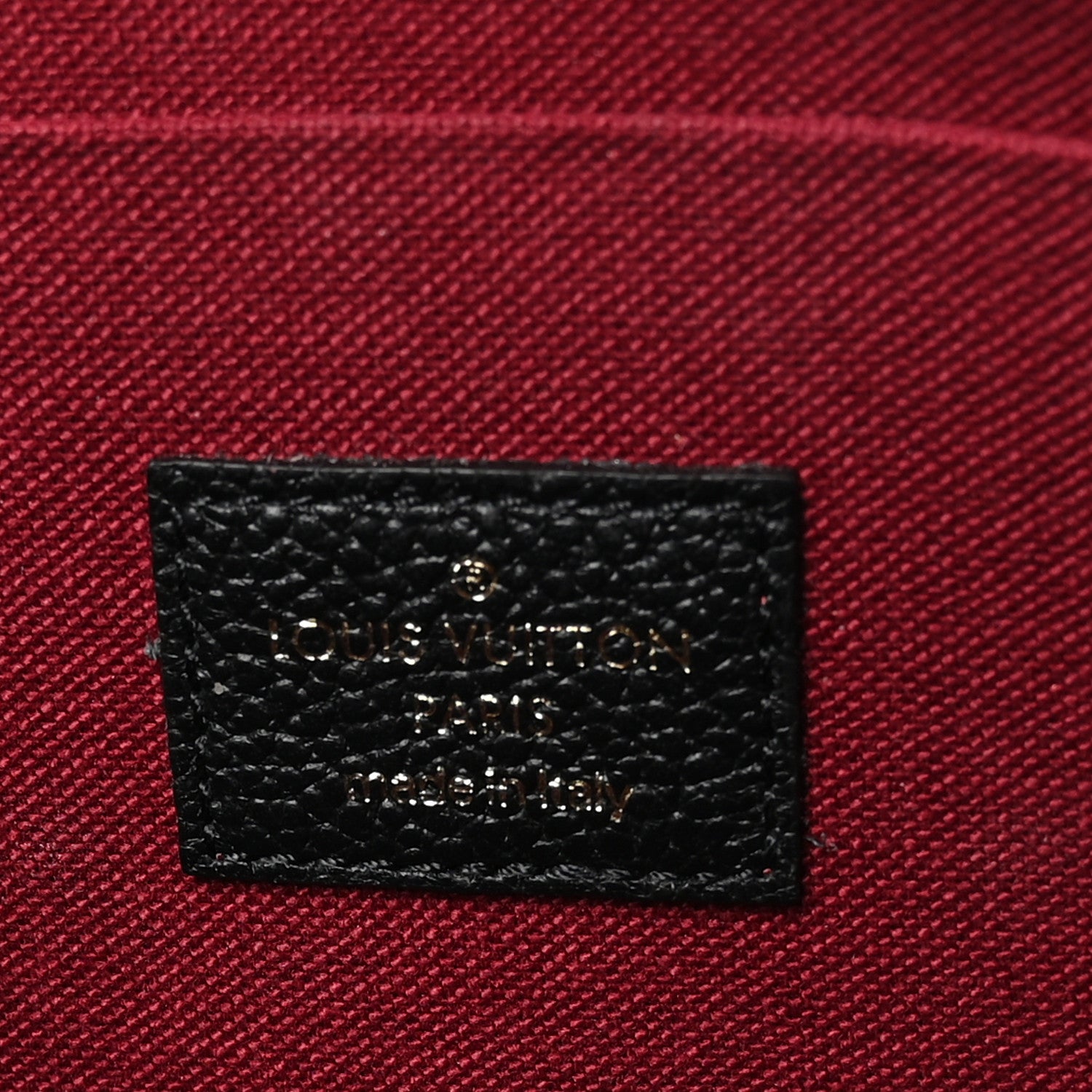 Louis Vuitton Empreinte Monogram Giant Felicie Pochette Black Beige 7 of 11