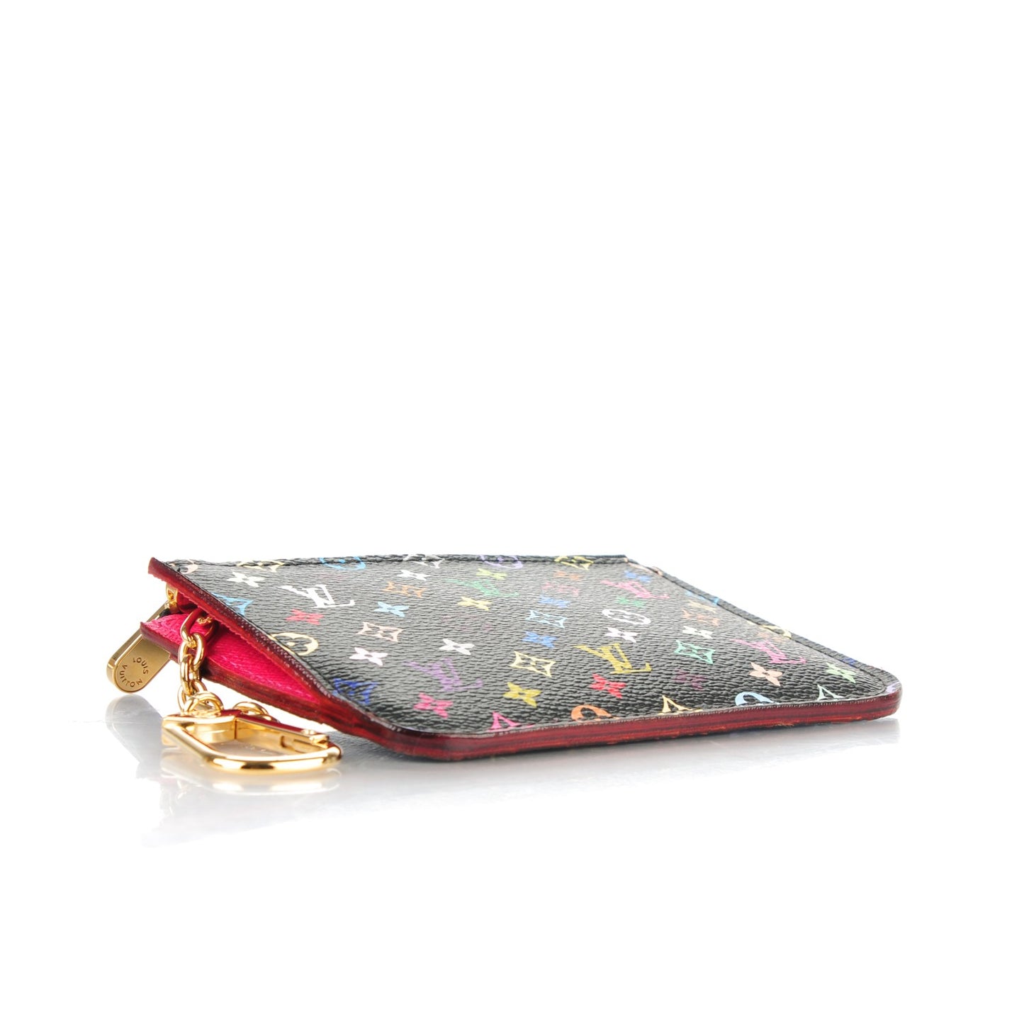 Monogram Multicolor Key Pouch Black Grenade