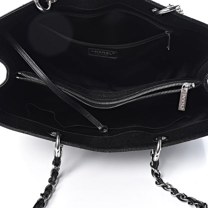 Chanel Caviar Quilted XL Grand Shopping Tote GST Black 5 of 12