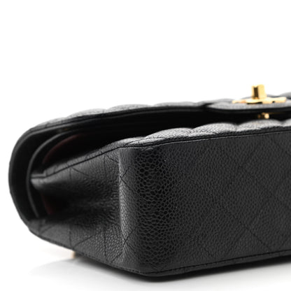 Chanel Caviar Quilted Small Double Flap Black 9 of 11