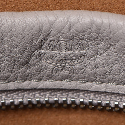 MCM Calfskin Ottomar Monogram Sarah Convertible Hobo Dove 15 of 16