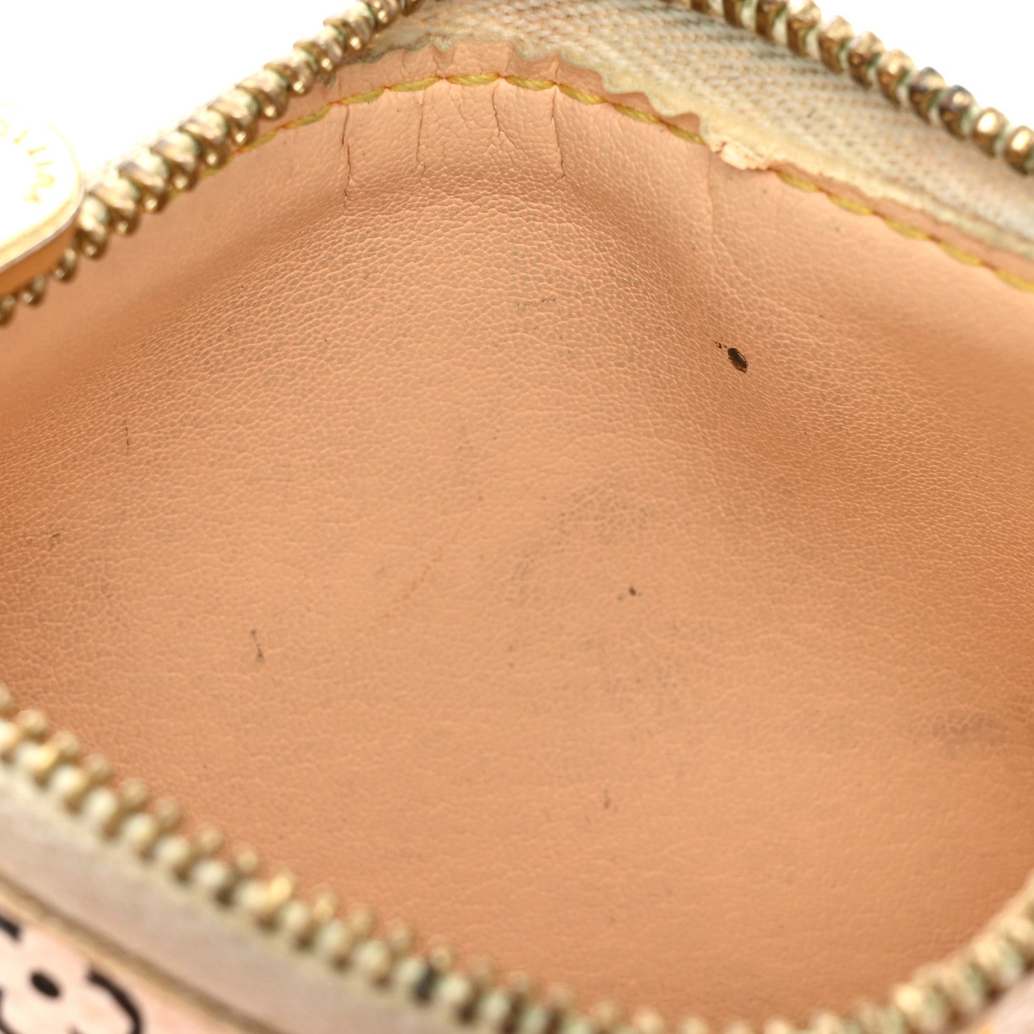 Louis Vuitton Monogram Multicolor Key Pouch White 9 of 12