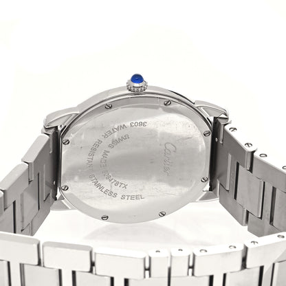 Cartier Stainless Steel 36mm Ronde Solo Quartz Watch 4 of 5