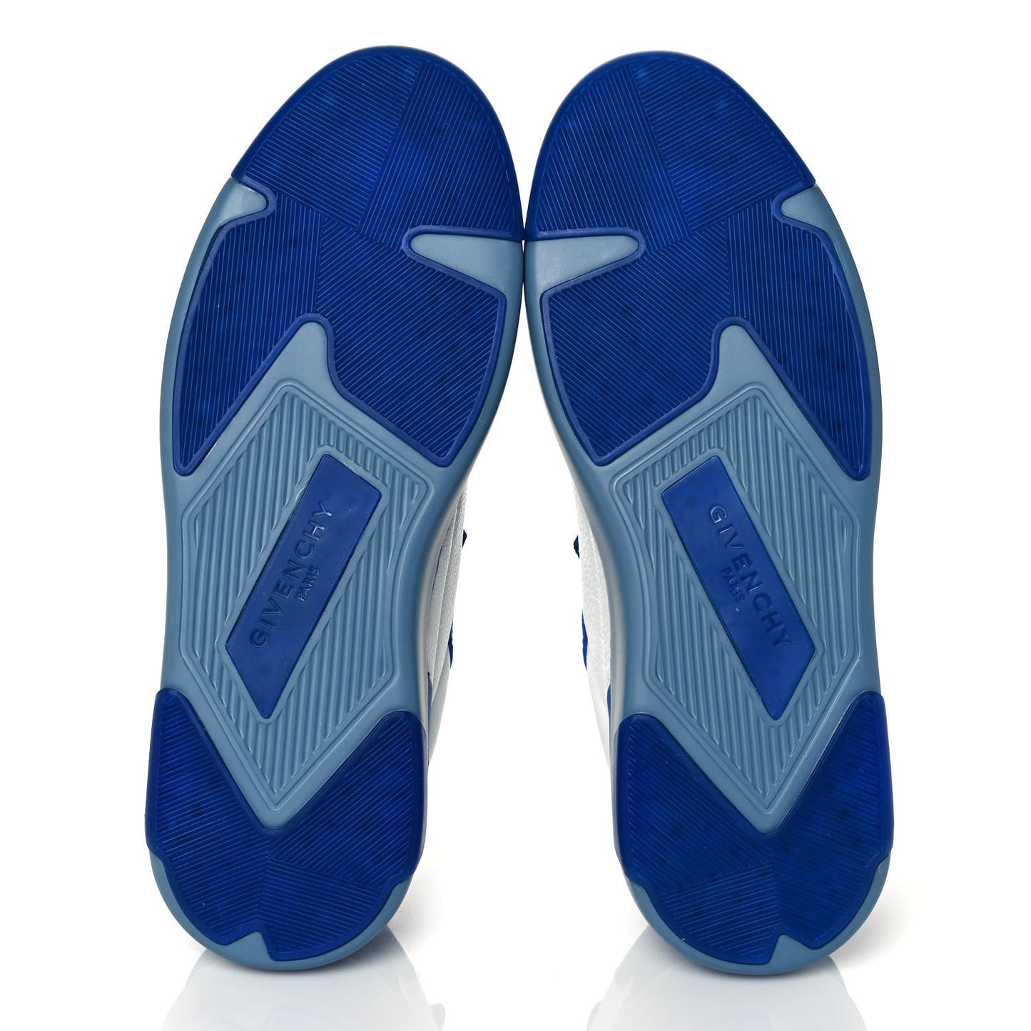 Calfskin Wing Low Top Sneakers 41.5 Blue