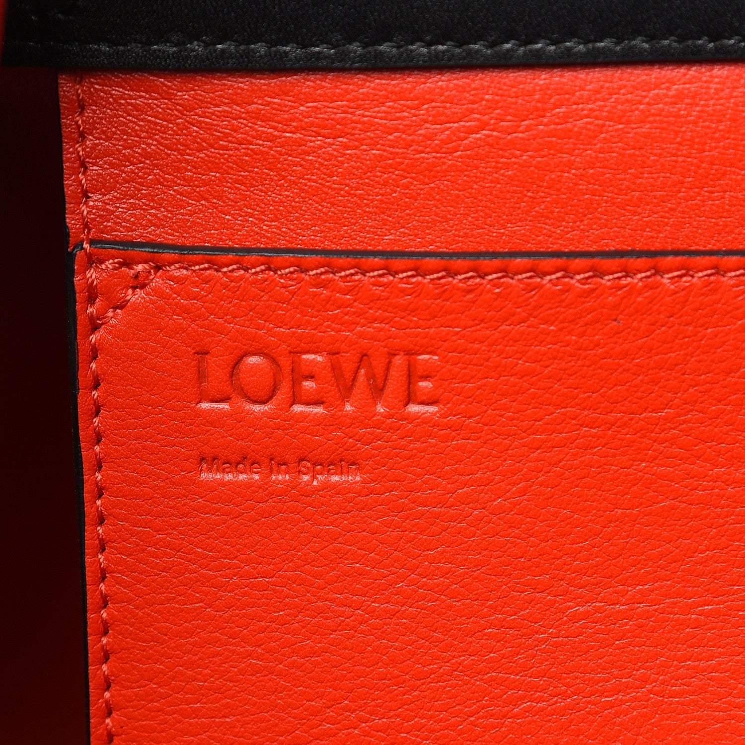 Loewe Boxcalf Lazo Tote Black 6 of 12