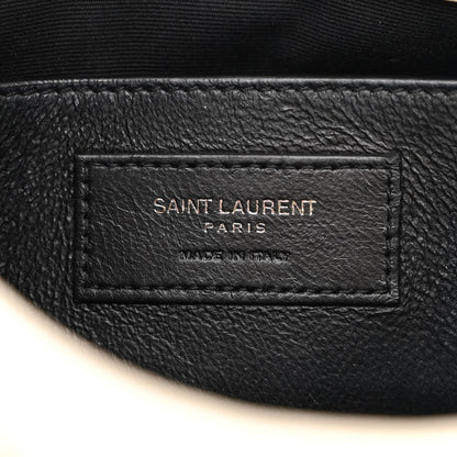 Saint Laurent Crinkled Calfskin Matelasse Monogram Baby Niki Chain Satchel Ivory 6 of 11