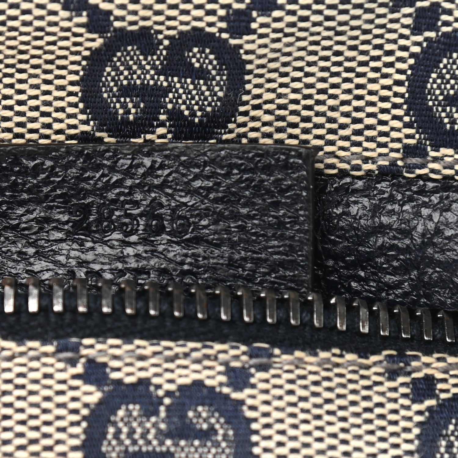 Gucci GG Monogram Web Double Pocket Belt Bag Navy 6 of 8