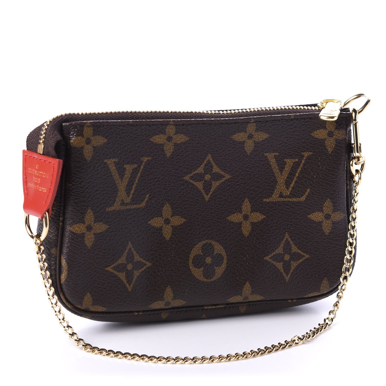 Louis Vuitton Monogram 2020 Christmas Animation Bumper Cars Mini Pochette Accessories Coquelicot 5 of 20