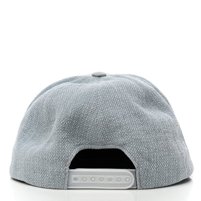 Chanel Tweed Sequin Airline CC Cap Hat Light Blue 5 of 8