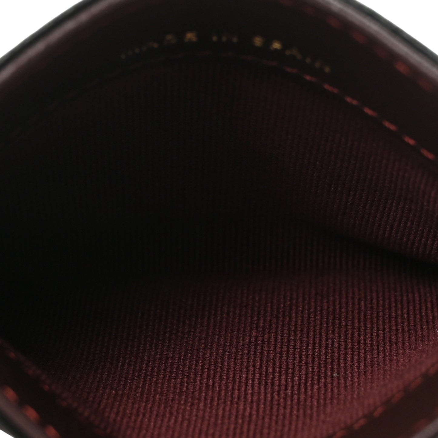 Lambskin Quilted Card Holder Black